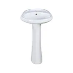 Pedestal basin Lavabo Wash Hand Ceramic Basin Porcelain Art counter basin Sink Tap Faucet